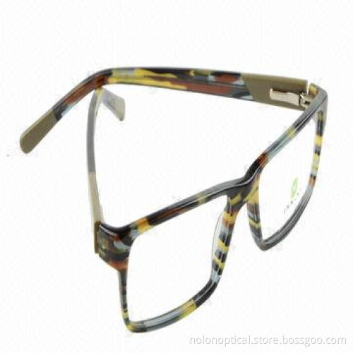 Men's Acetate Optical Eyeglass Frames with Spring Hinge
